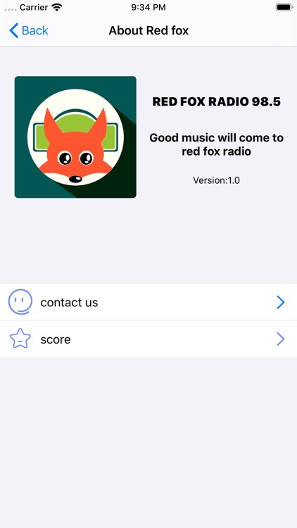 Red fox music station