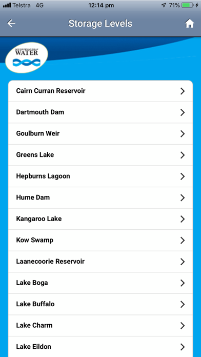 Screenshot #2 pour Goulburn Murray Water Mobile