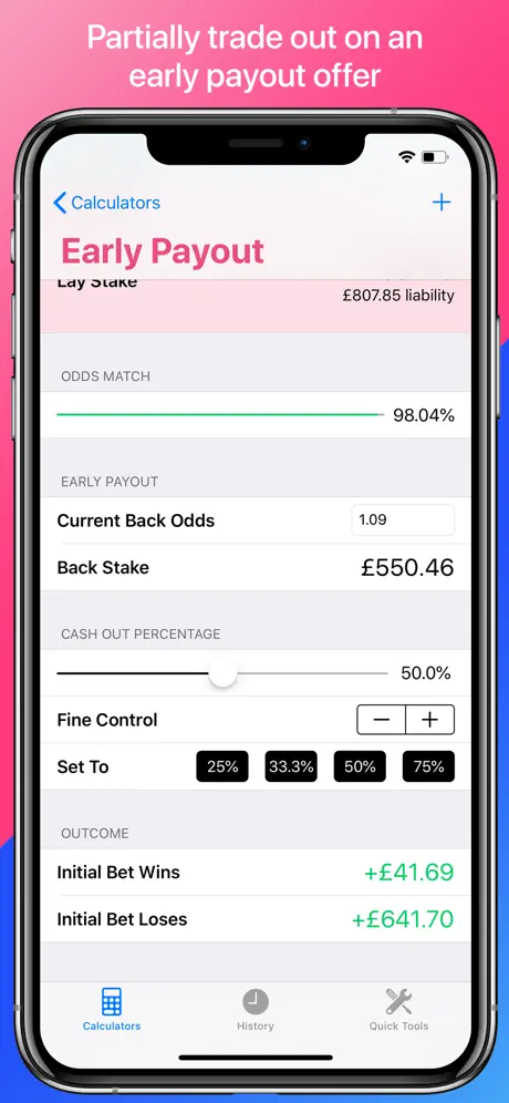 Matched Betting Calculators