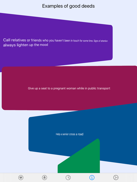 GoodDeed iPad screenshot 5 - Lifestyle app