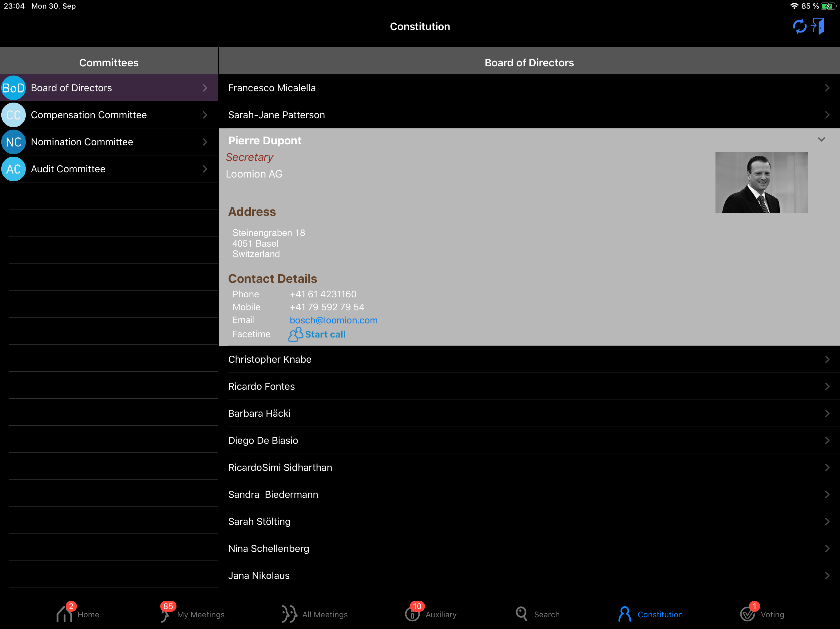 twelve mobile - Board Room screenshot 13