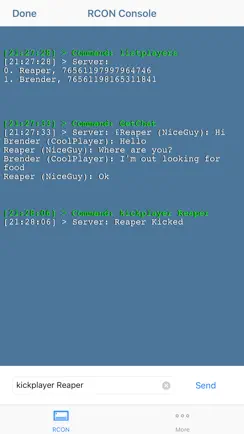 RCON Game Server Admin Manager iPhone image 1