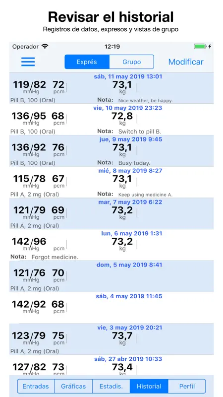 Presión Arterial Monitor - Pro screenshot 3 of 5