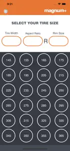 Magnum+ Tire Balancing screenshot #2 for iPhone
