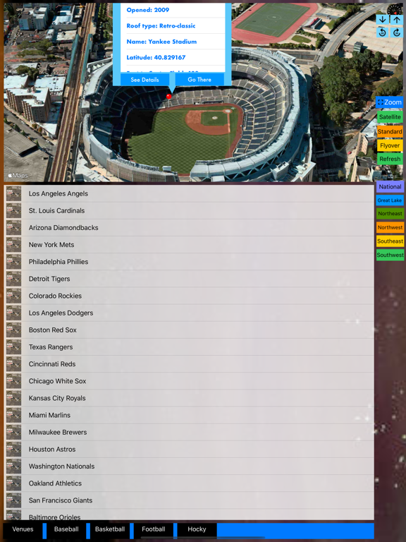 Sport Stadiums Pro - 3D Cities iPad screenshot 7 - Sports app