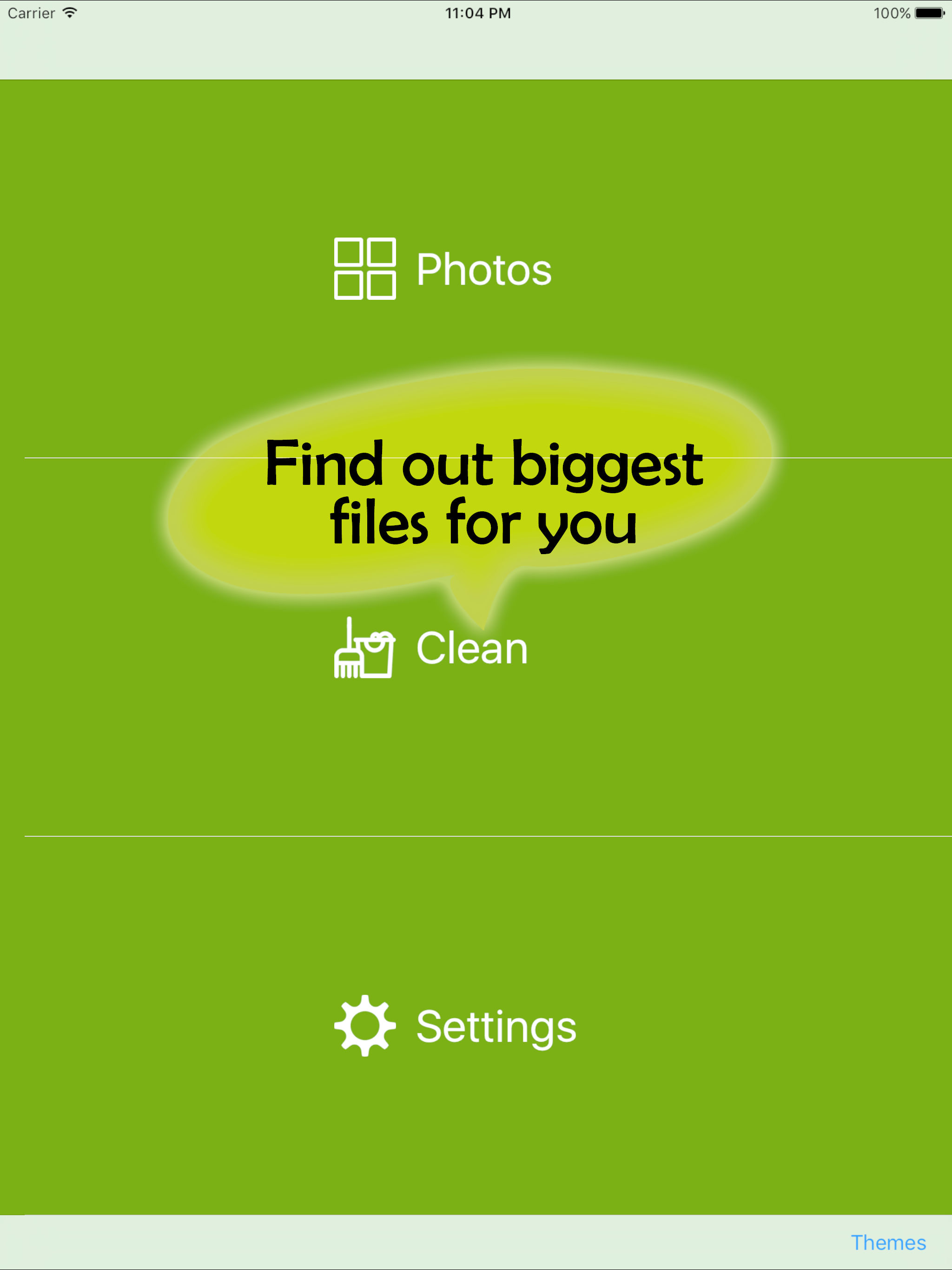 Tag Photo - clean storage
