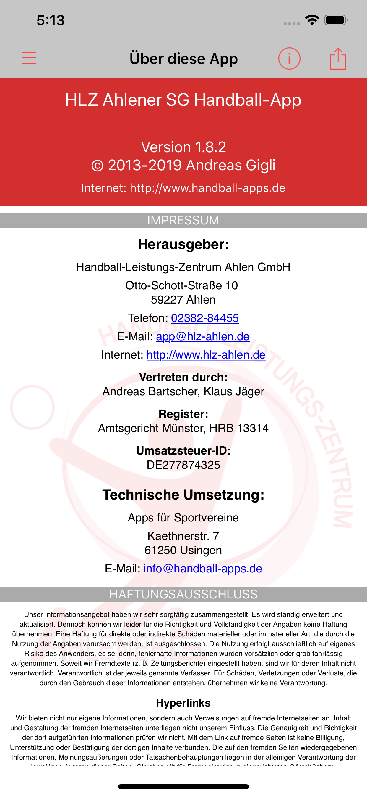 HLZ Ahlener SG screenshot 4