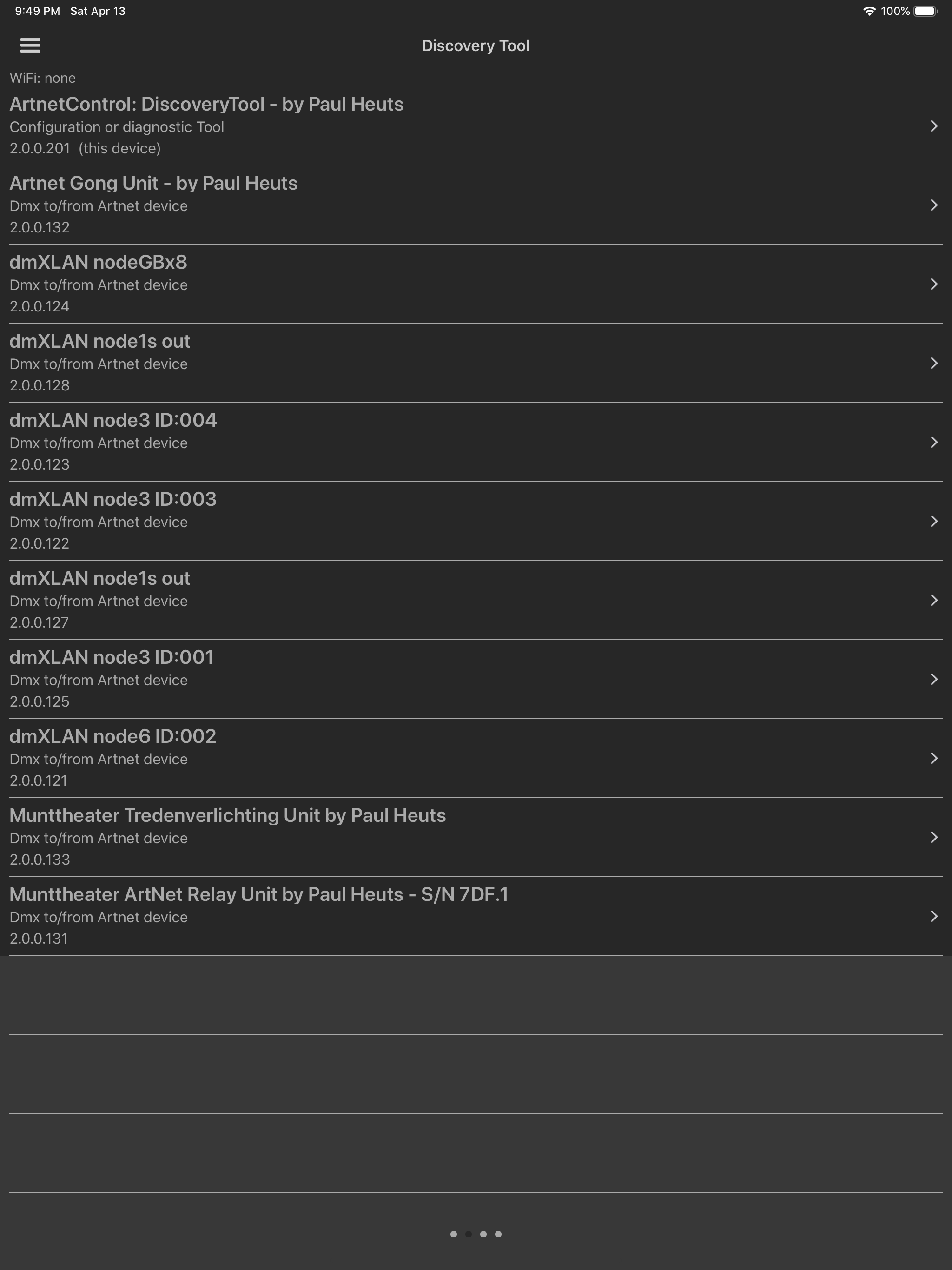 ArtnetControl screenshot 10