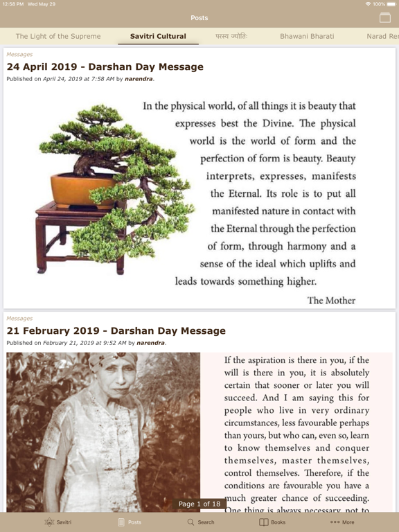 Savitri by Sri Aurobindo iPad screenshot 6 - Book app