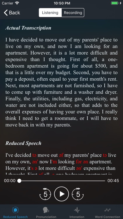 Accent Training