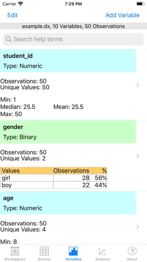Data Explorer screenshot 1