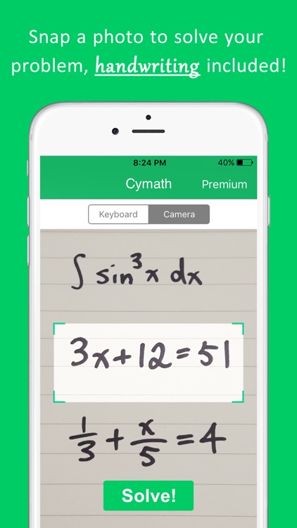 Cymath - Math Problem Solver