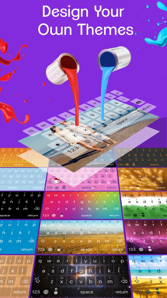 #1. ReBoard Keyboard: Fonts+Themes (iOS) 由: Gursimranjeet Singh