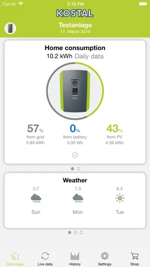 KOSTAL Solar App screenshot 1