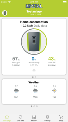 KOSTAL Solar App screenshot 1
