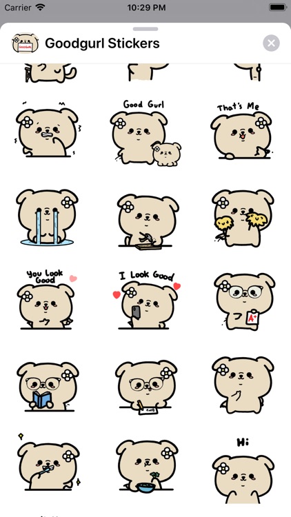 Goodgurl Stickers: Aminals screenshot-3