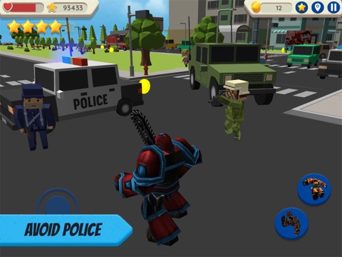 Robot Hero: City Simulator 3Dのおすすめ画像2