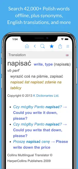 Game screenshot Polish Dictionary & Thesaurus mod apk