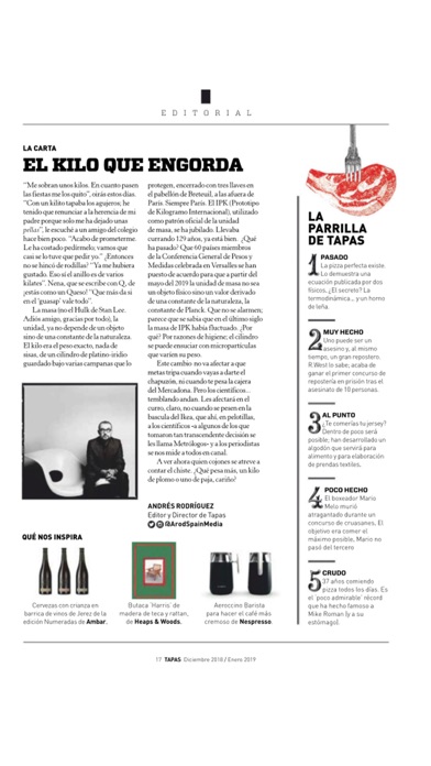 TAPAS Magazine Screenshot