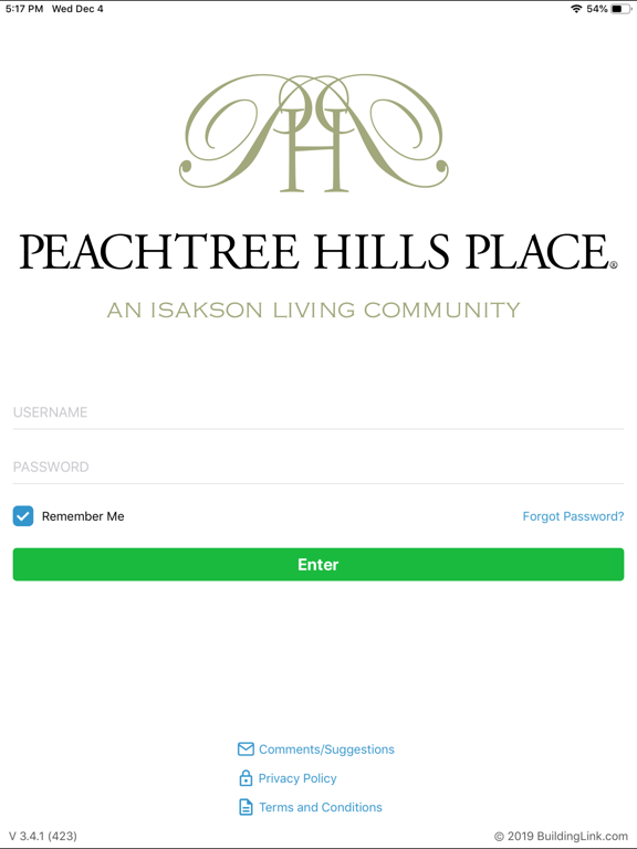 Screenshot #4 pour Peachtree Hills Place Portal