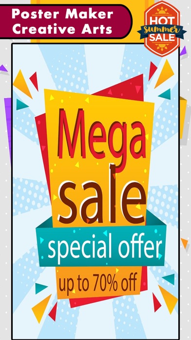 Poster Maker : Creative Arts iPhone screenshot 6 - Photo & Video app