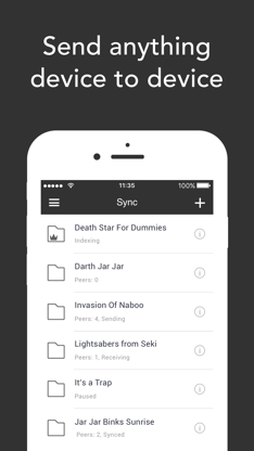 Resilio Sync screenshot 1