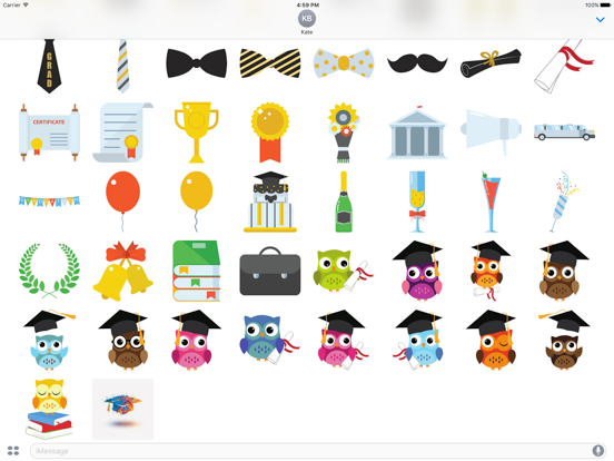 Screenshot #5 pour Graduation Stickers