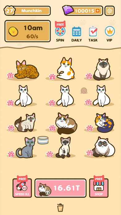 Screenshot #1 pour Merge Cats!