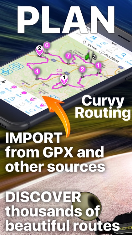 Scenic Motorcycle Navigation screenshot-0