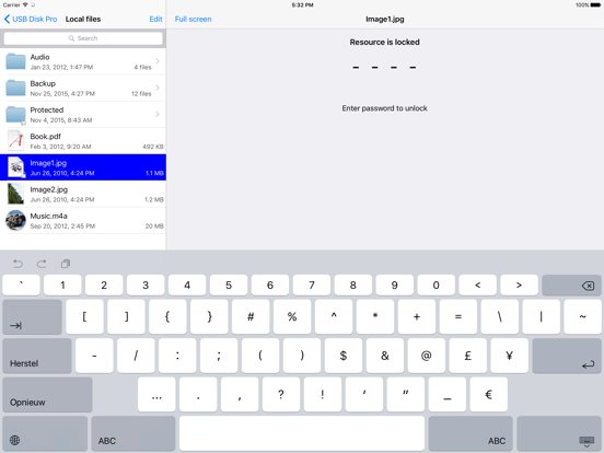USB Disk Pro iPad app afbeelding 4