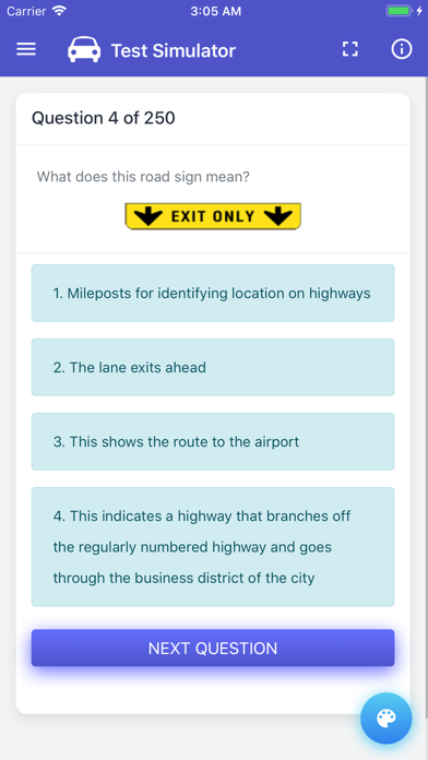 Screenshot #2 pour Vermont DMV Practice Test