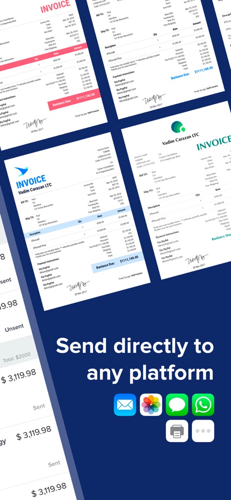 myInvoice, swift invoice lite - Business App | MWM