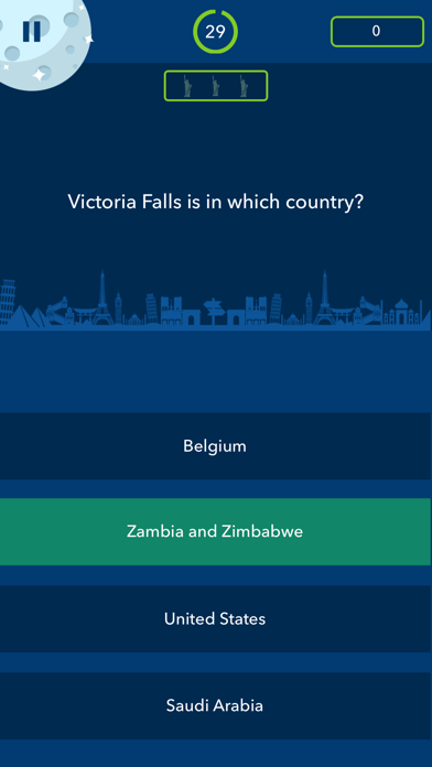 Trivial Geography Quiz Screenshot