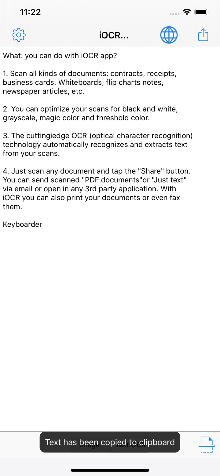 扫描全能王 - 图片转文字识别文本pdf等 screenshot 6