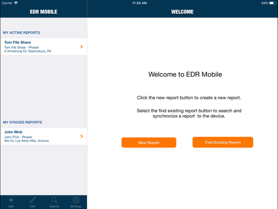EDR Mobile iPad screenshot 5 - Business app