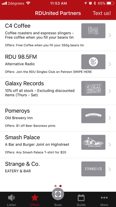 RDU 98.5FM Screenshot