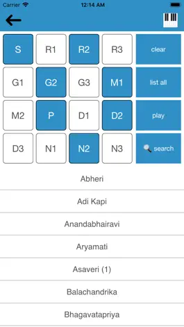 Game screenshot Carnatic Raga apk