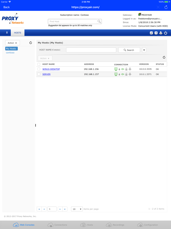 PROXY Pro Master iPad screenshot 3 - Business app