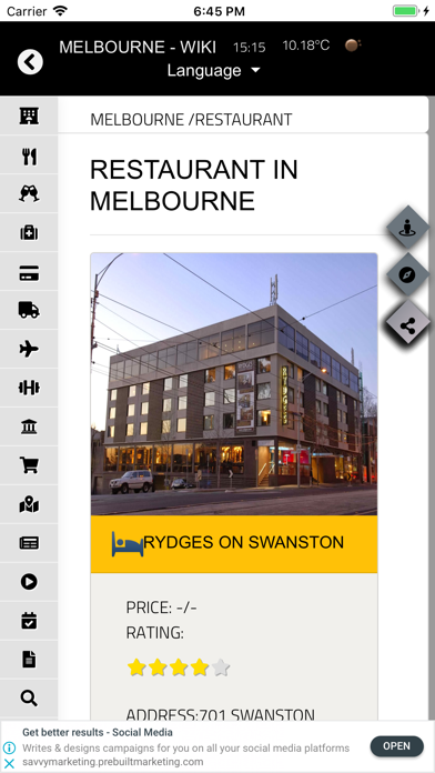 Screenshot #2 pour Melbourne - Wiki