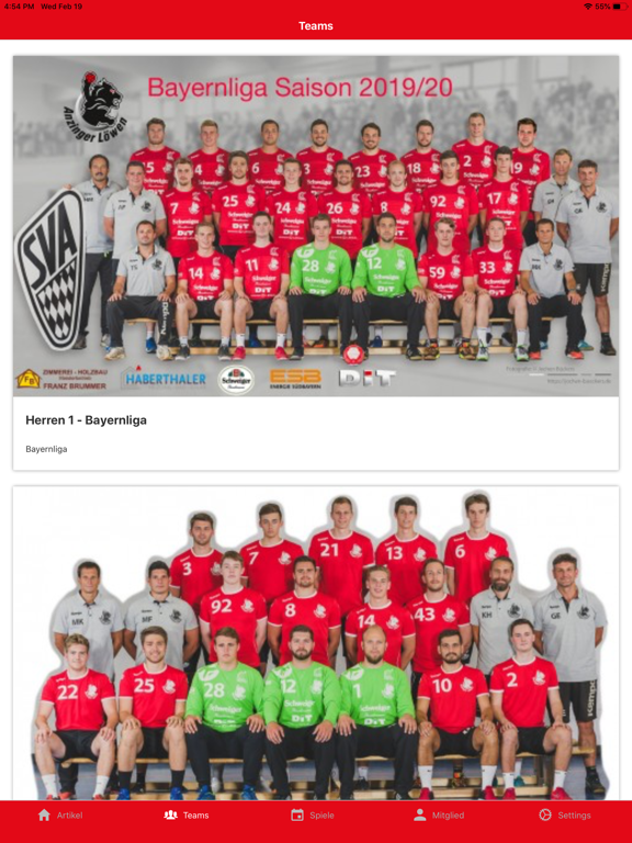 Screenshot #5 pour SV Anzing Handball