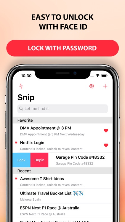 Snip - Write Notes and Lists