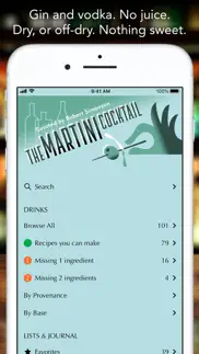 the martini cocktail iphone screenshot 1