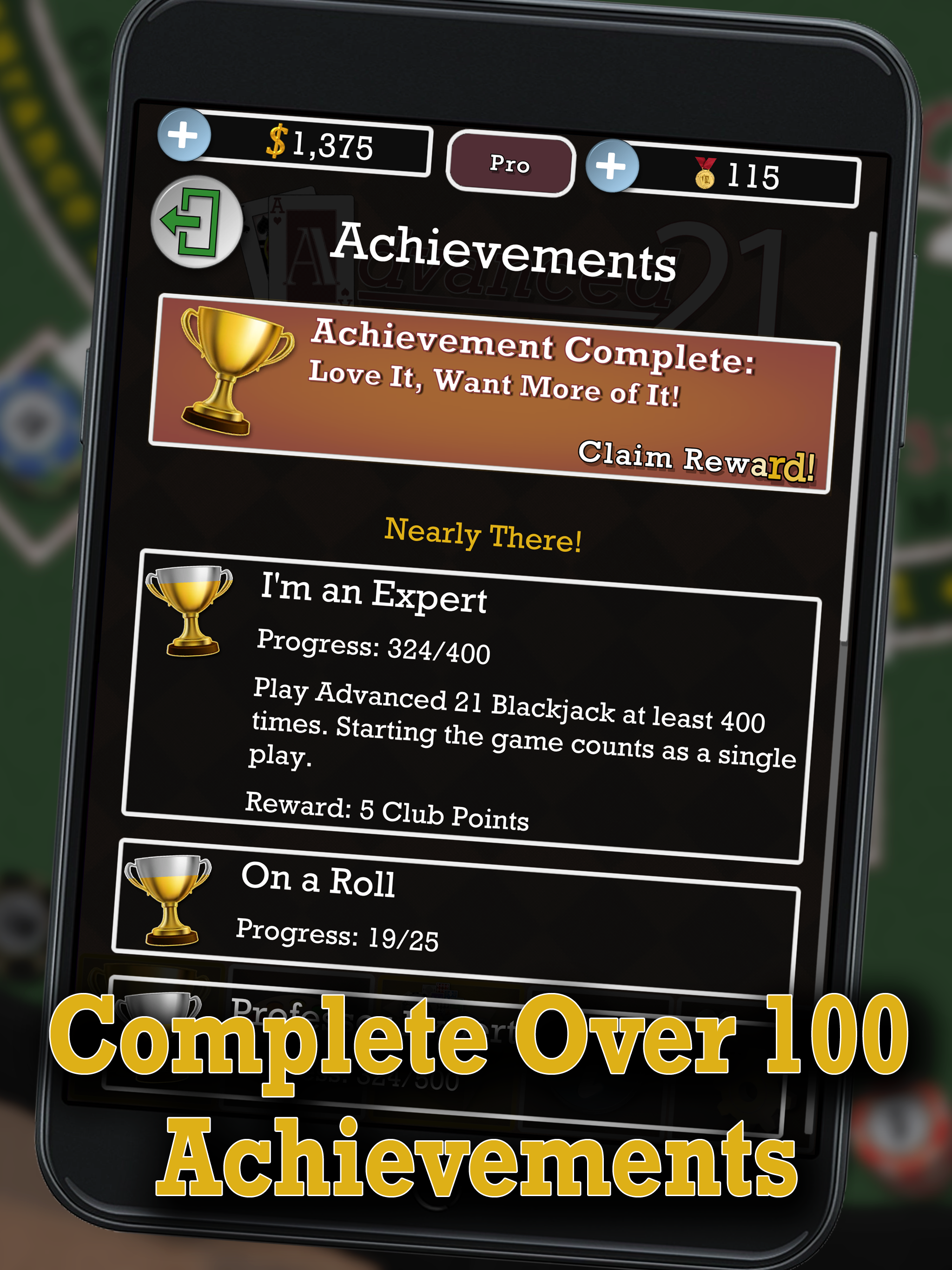 Advanced 21 Blackjack screenshot 15