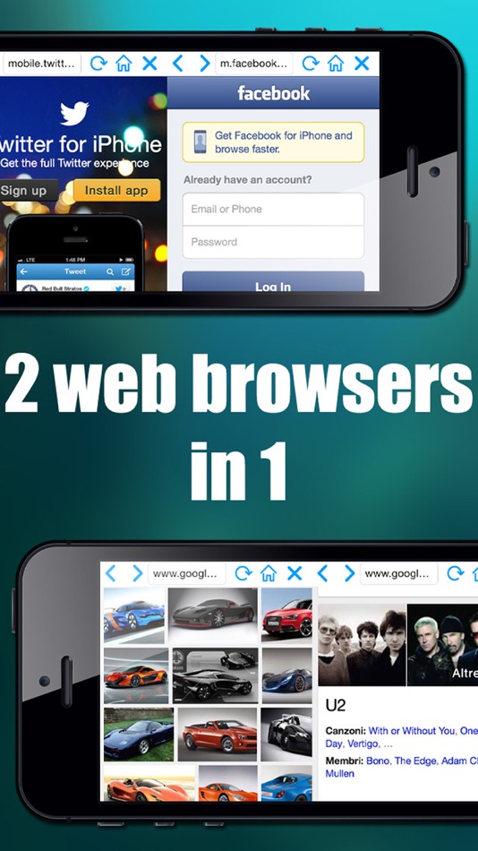 Double browser Pro 2 in 1 - 2.2 - (iOS)