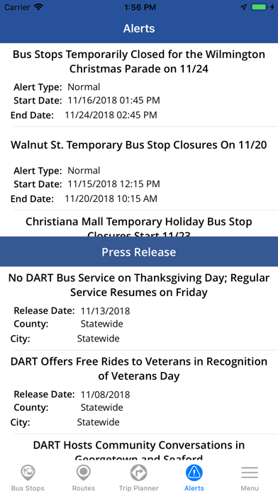 DART Transit screenshot 3