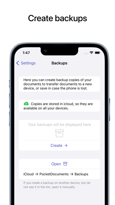 Pocket Docs - Document Storage Screenshot