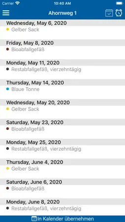 Abfall App St. Wendel screenshot 2