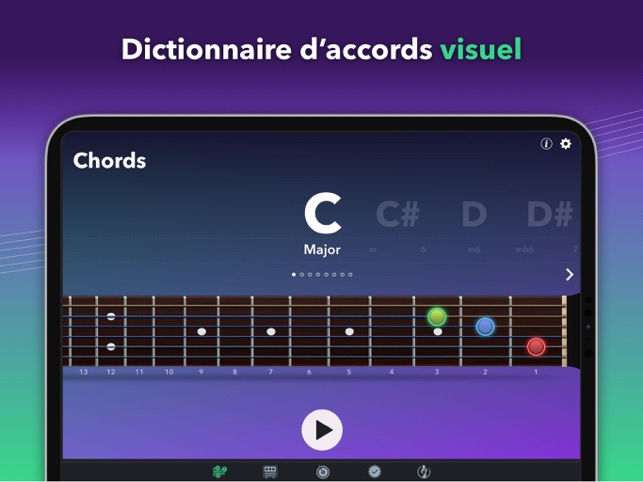 Accordeur de guitare facile dans l'App Store