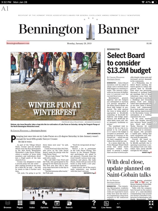 Bennington Banner On The App Store
