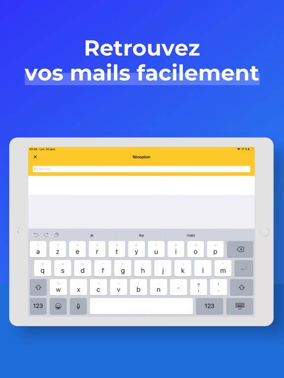 Laposte.net – Votre boîte mail iPad screenshot 4 - Productivity app